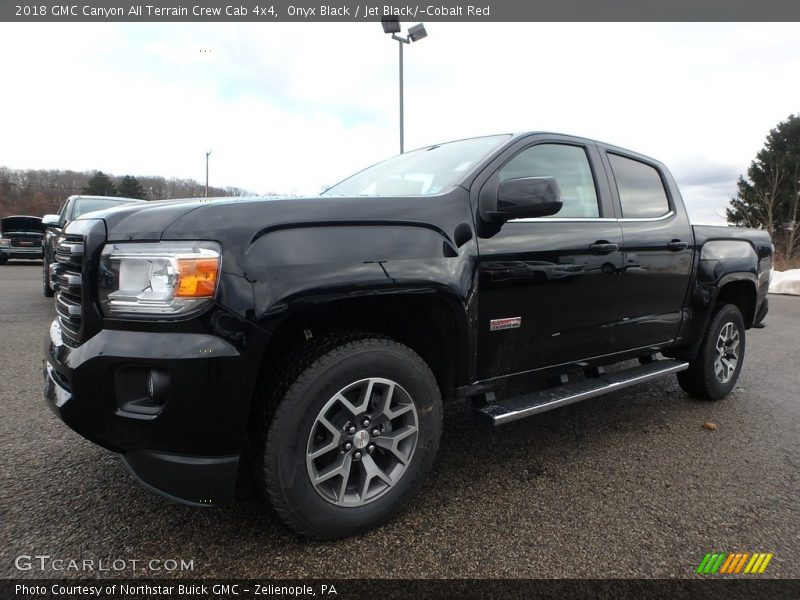 Onyx Black / Jet Black/­Cobalt Red 2018 GMC Canyon All Terrain Crew Cab 4x4