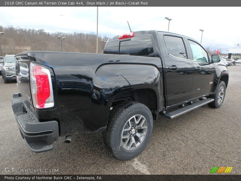 Onyx Black / Jet Black/­Cobalt Red 2018 GMC Canyon All Terrain Crew Cab 4x4