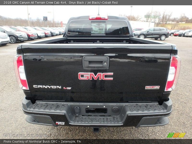 Onyx Black / Jet Black/­Cobalt Red 2018 GMC Canyon All Terrain Crew Cab 4x4