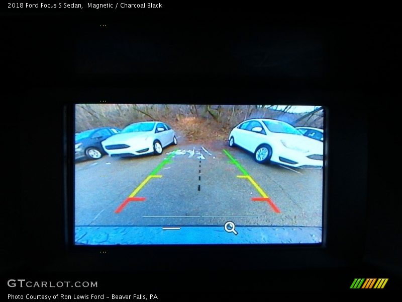 Magnetic / Charcoal Black 2018 Ford Focus S Sedan