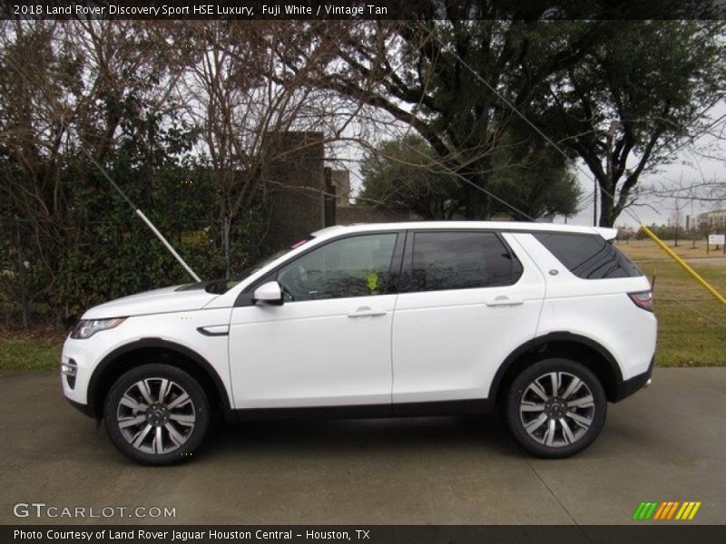 Fuji White / Vintage Tan 2018 Land Rover Discovery Sport HSE Luxury