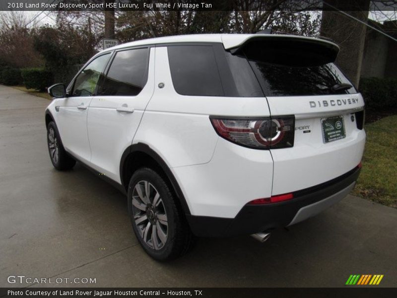 Fuji White / Vintage Tan 2018 Land Rover Discovery Sport HSE Luxury