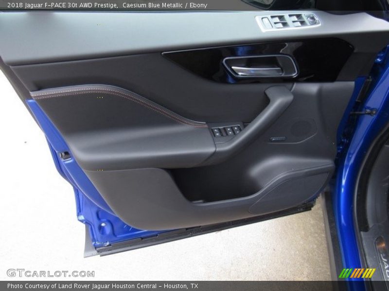 Caesium Blue Metallic / Ebony 2018 Jaguar F-PACE 30t AWD Prestige