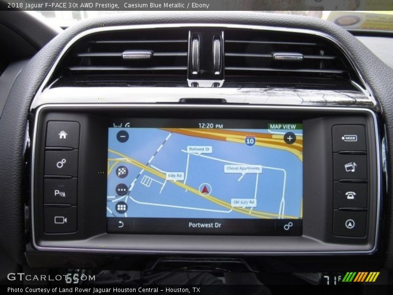 Caesium Blue Metallic / Ebony 2018 Jaguar F-PACE 30t AWD Prestige