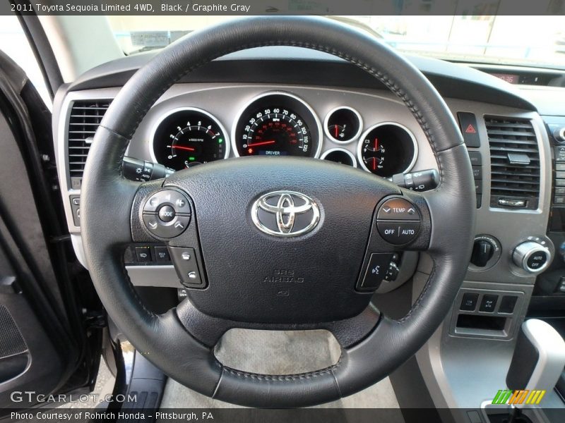 Black / Graphite Gray 2011 Toyota Sequoia Limited 4WD