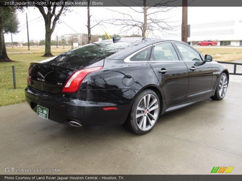 Farallon Black Metallic / Ebony 2018 Jaguar XJ R-Sport