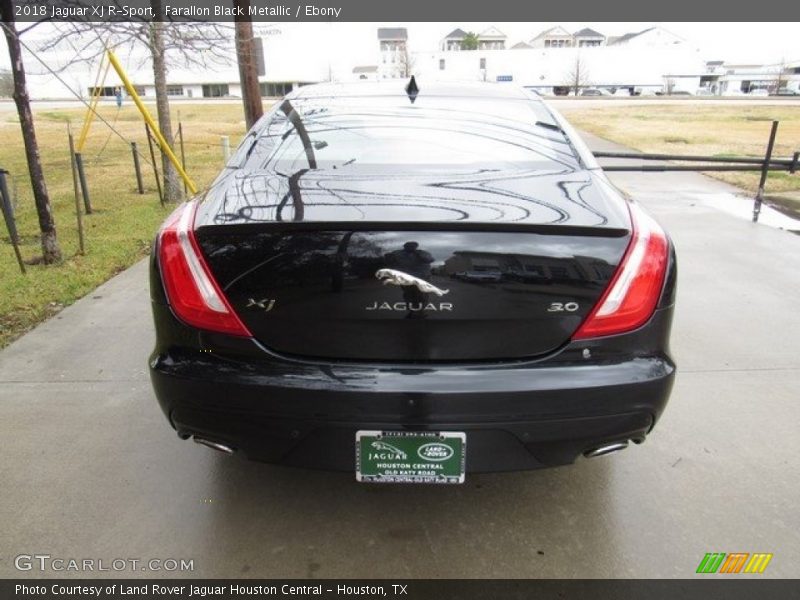 Farallon Black Metallic / Ebony 2018 Jaguar XJ R-Sport