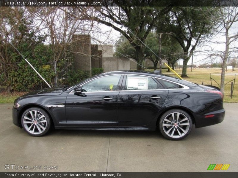 Farallon Black Metallic / Ebony 2018 Jaguar XJ R-Sport