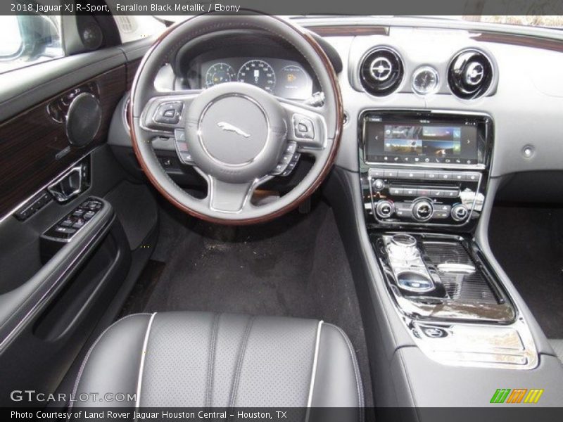 Farallon Black Metallic / Ebony 2018 Jaguar XJ R-Sport