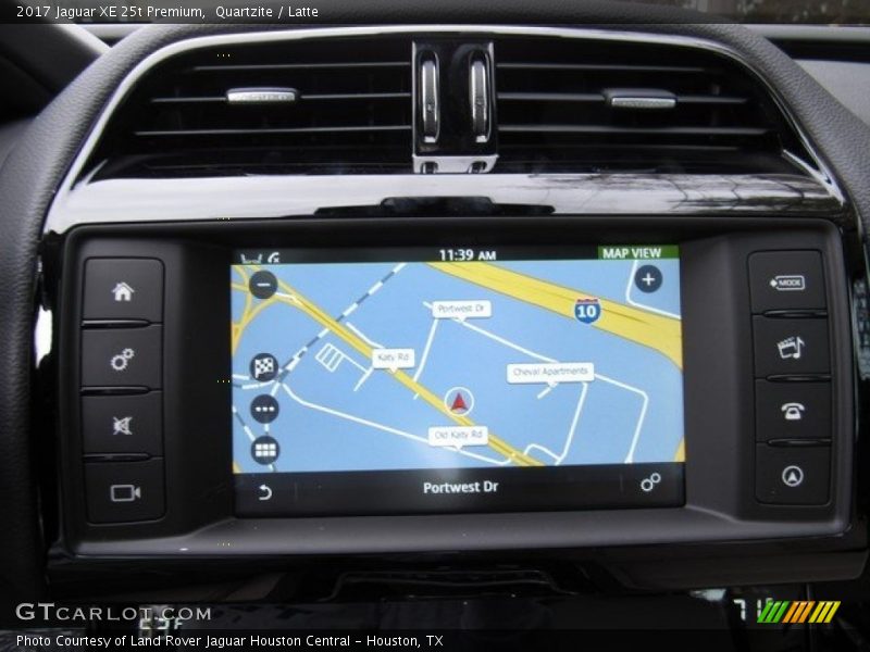 Navigation of 2017 XE 25t Premium