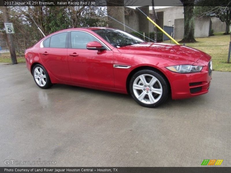 Italian Racing Red / Jet 2017 Jaguar XE 25t Premium