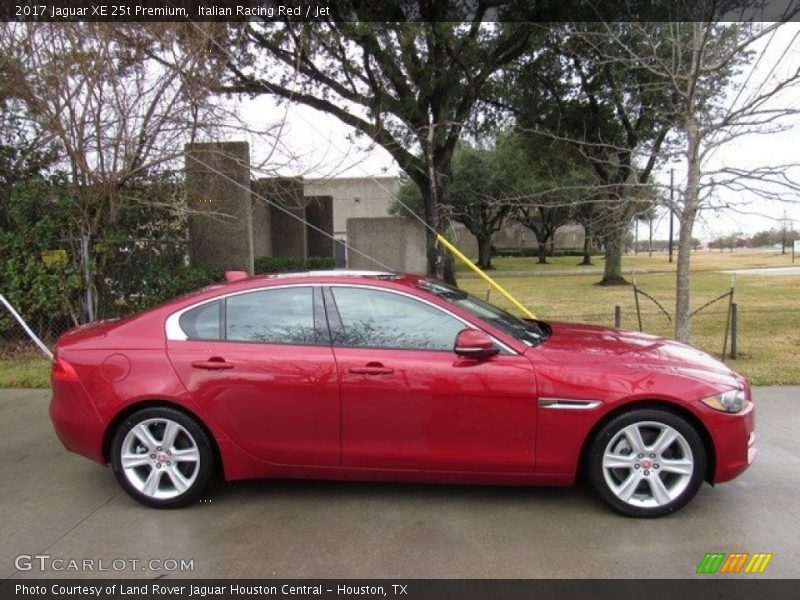 Italian Racing Red / Jet 2017 Jaguar XE 25t Premium