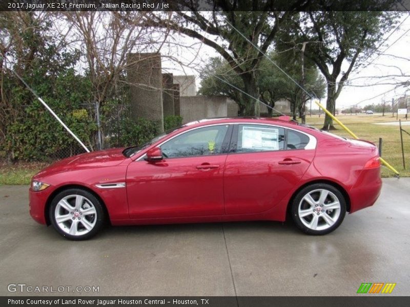 Italian Racing Red / Jet 2017 Jaguar XE 25t Premium