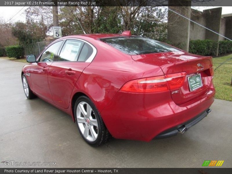 Italian Racing Red / Jet 2017 Jaguar XE 25t Premium