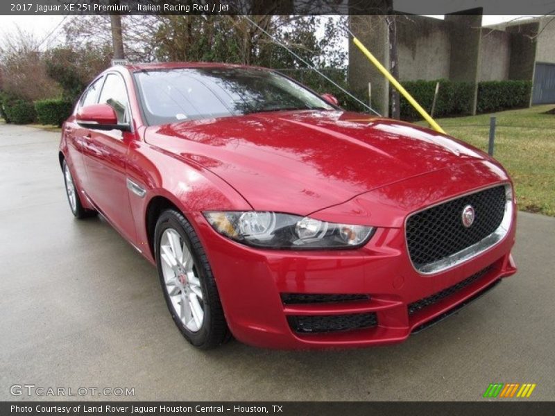 Italian Racing Red / Jet 2017 Jaguar XE 25t Premium