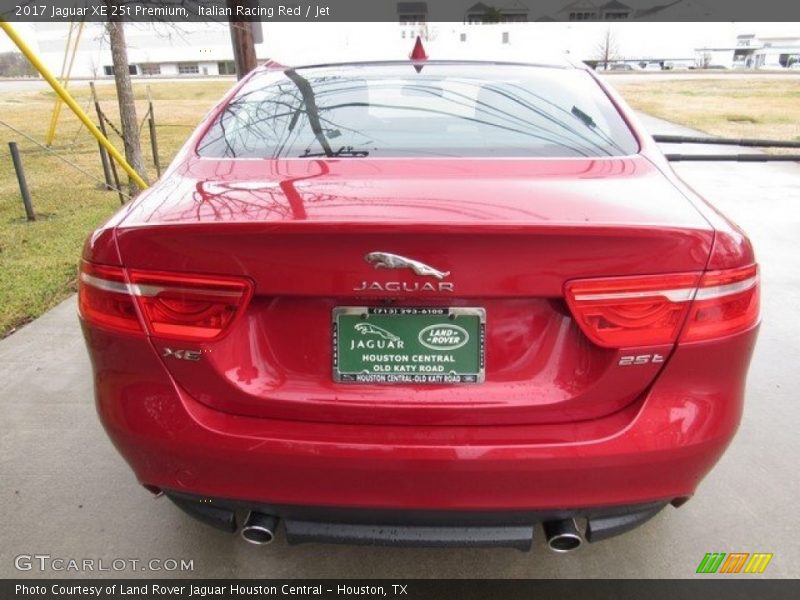 Italian Racing Red / Jet 2017 Jaguar XE 25t Premium