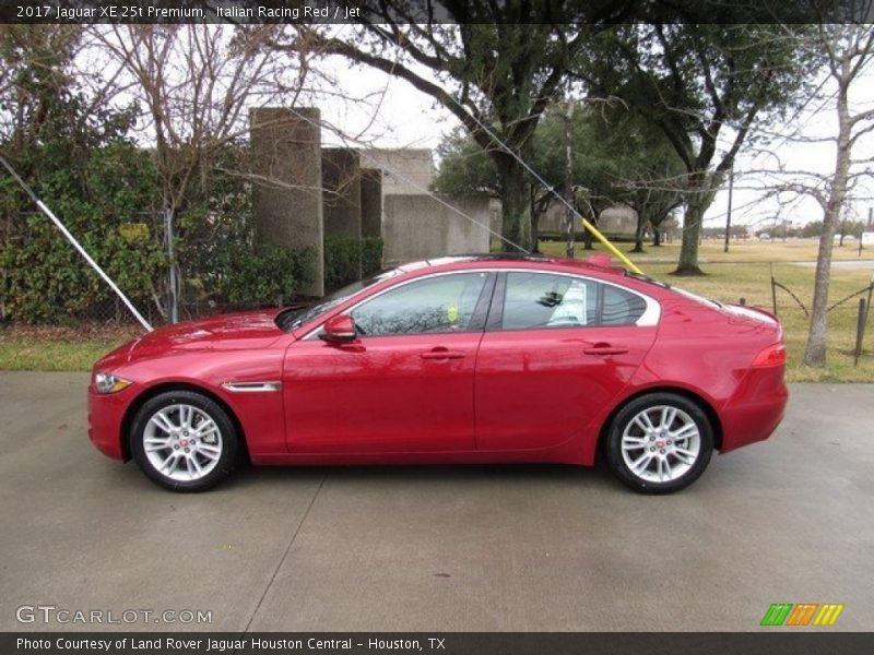 Italian Racing Red / Jet 2017 Jaguar XE 25t Premium