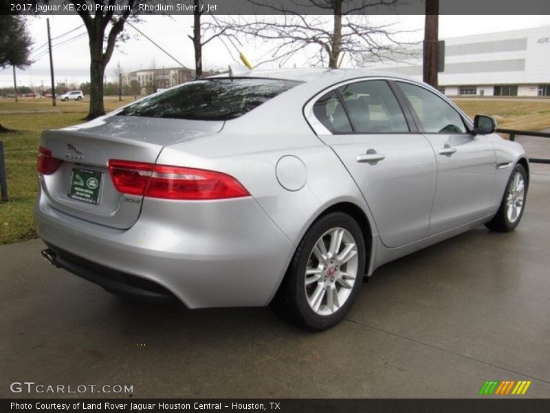 Rhodium Silver / Jet 2017 Jaguar XE 20d Premium