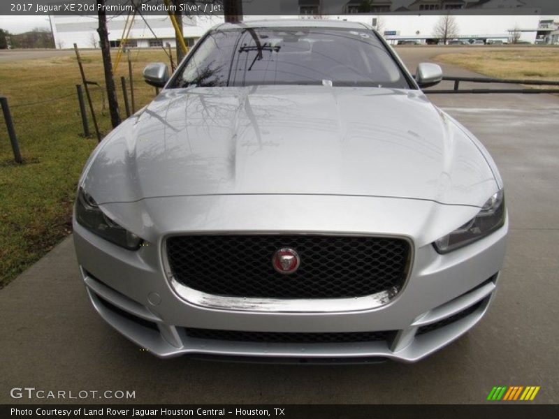 Rhodium Silver / Jet 2017 Jaguar XE 20d Premium