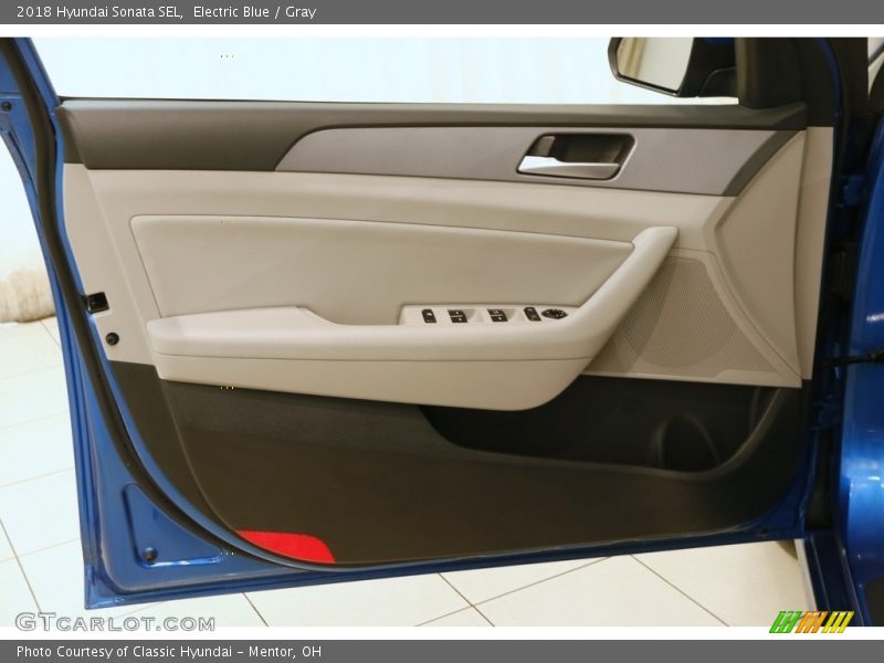Electric Blue / Gray 2018 Hyundai Sonata SEL