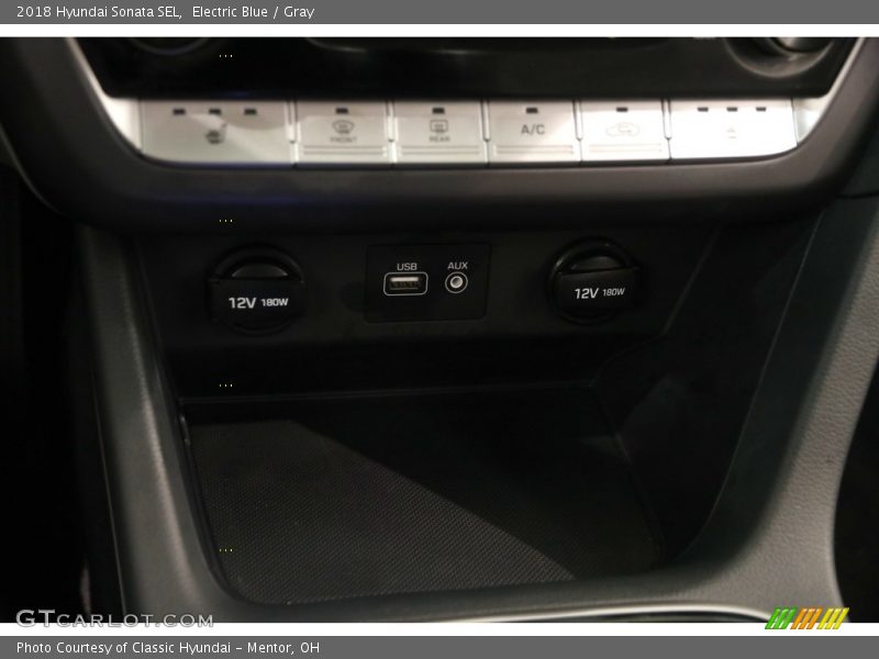 Electric Blue / Gray 2018 Hyundai Sonata SEL
