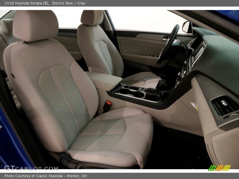 Electric Blue / Gray 2018 Hyundai Sonata SEL