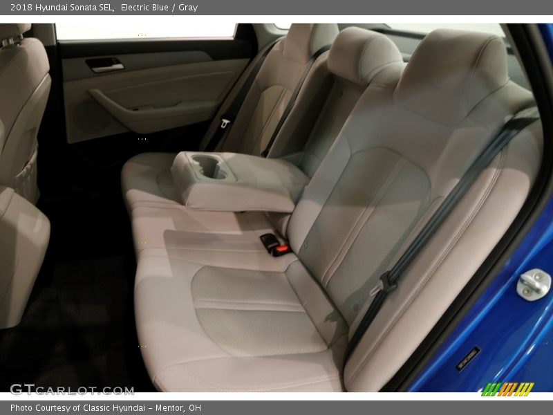 Electric Blue / Gray 2018 Hyundai Sonata SEL