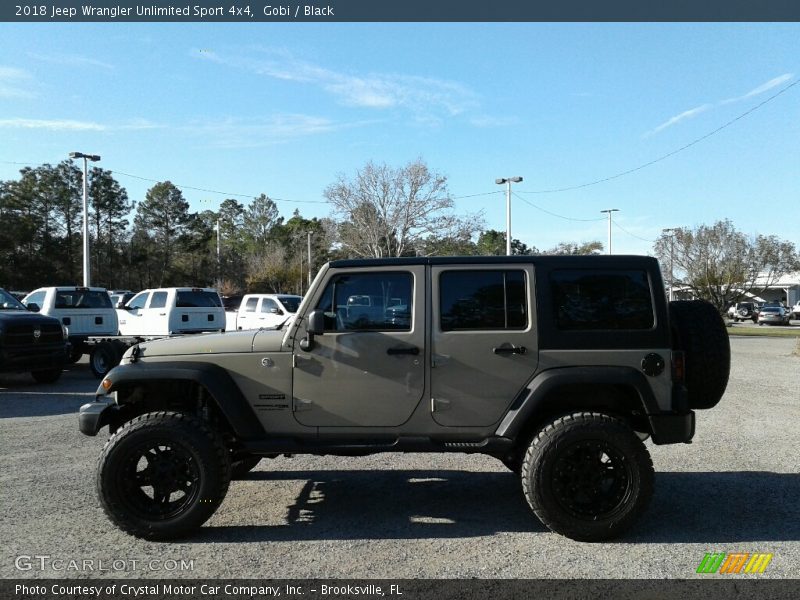 Gobi / Black 2018 Jeep Wrangler Unlimited Sport 4x4