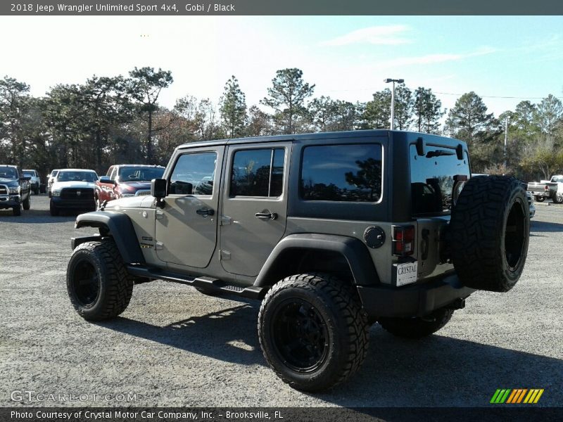 Gobi / Black 2018 Jeep Wrangler Unlimited Sport 4x4