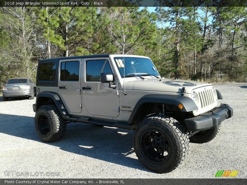Gobi / Black 2018 Jeep Wrangler Unlimited Sport 4x4