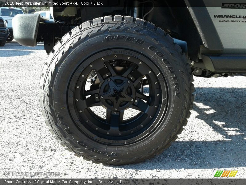 Gobi / Black 2018 Jeep Wrangler Unlimited Sport 4x4