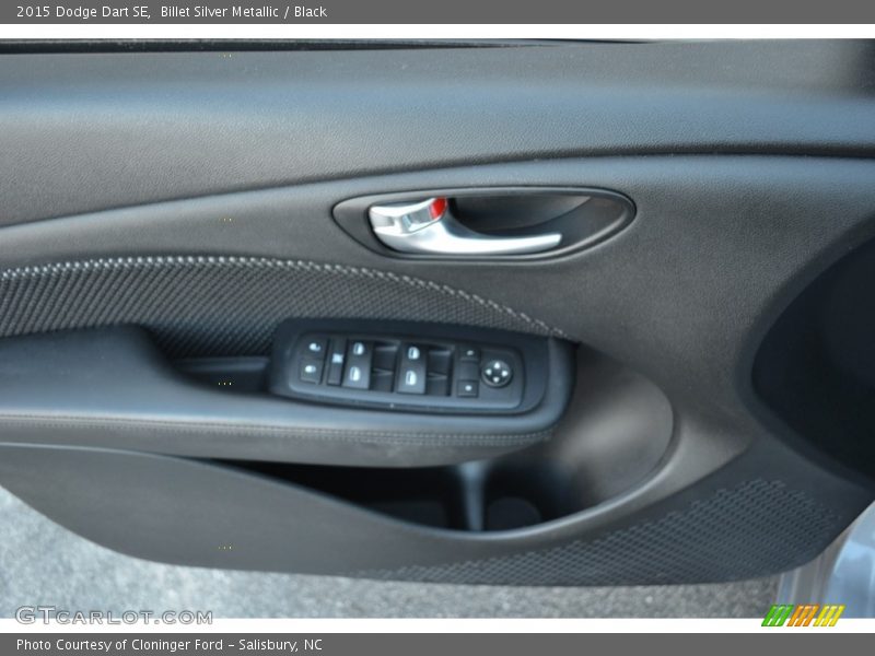 Billet Silver Metallic / Black 2015 Dodge Dart SE