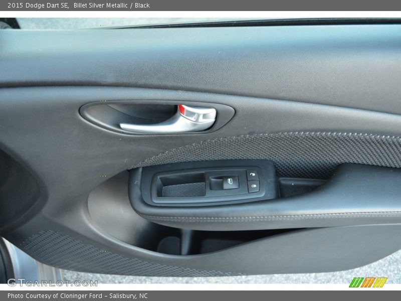 Billet Silver Metallic / Black 2015 Dodge Dart SE