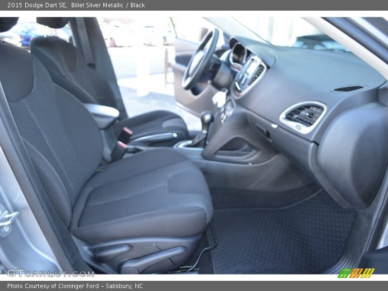 Billet Silver Metallic / Black 2015 Dodge Dart SE