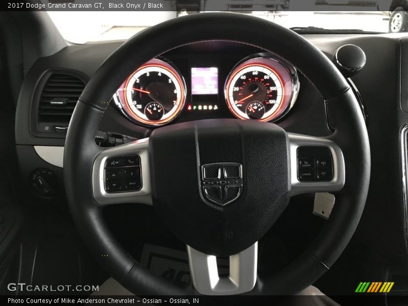 Black Onyx / Black 2017 Dodge Grand Caravan GT