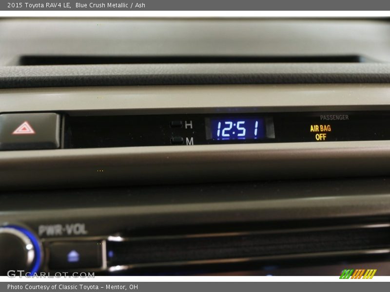 Blue Crush Metallic / Ash 2015 Toyota RAV4 LE