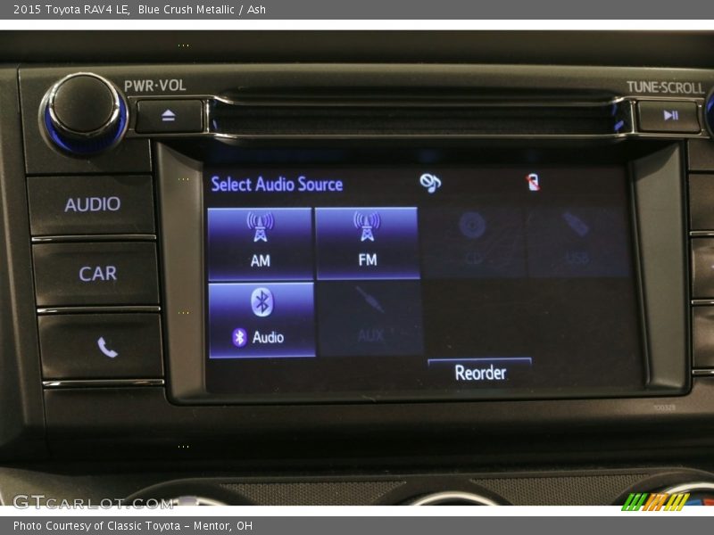 Blue Crush Metallic / Ash 2015 Toyota RAV4 LE