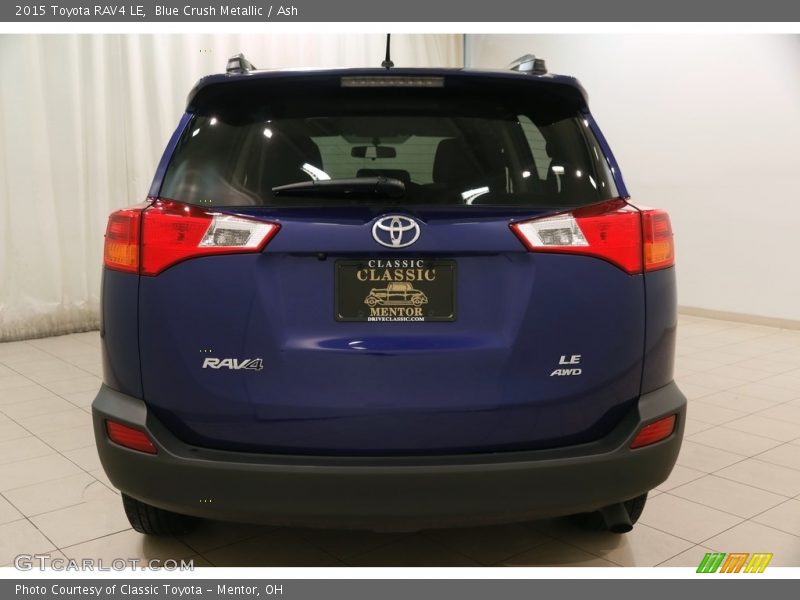 Blue Crush Metallic / Ash 2015 Toyota RAV4 LE