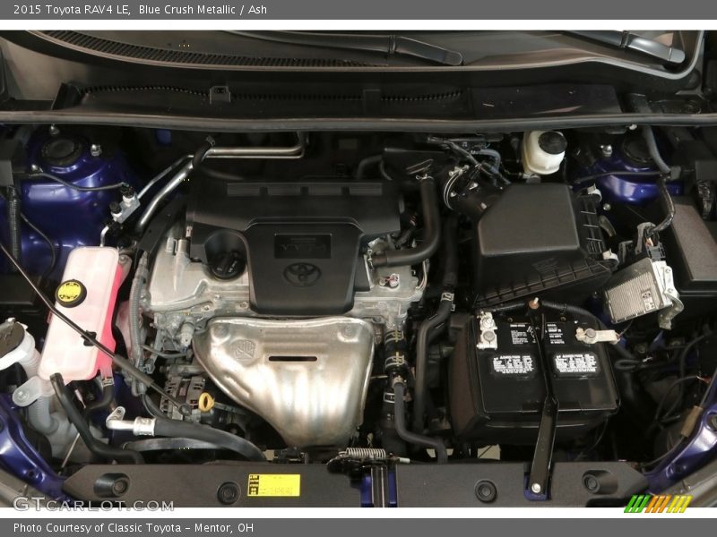 Blue Crush Metallic / Ash 2015 Toyota RAV4 LE