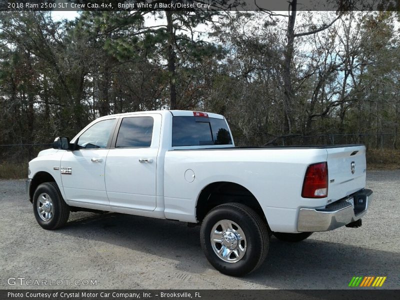 Bright White / Black/Diesel Gray 2018 Ram 2500 SLT Crew Cab 4x4