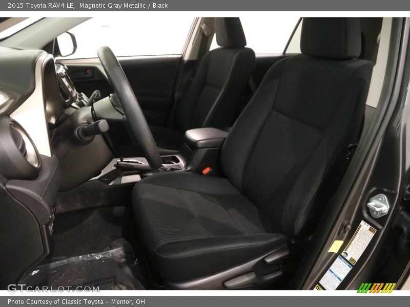 Magnetic Gray Metallic / Black 2015 Toyota RAV4 LE