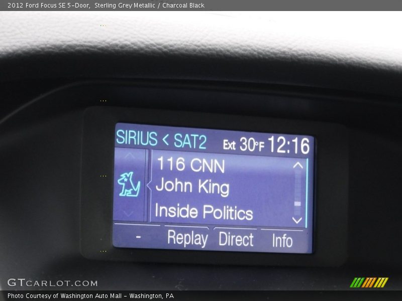 Sterling Grey Metallic / Charcoal Black 2012 Ford Focus SE 5-Door