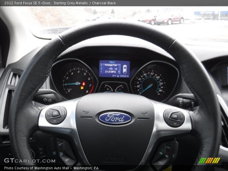 Sterling Grey Metallic / Charcoal Black 2012 Ford Focus SE 5-Door