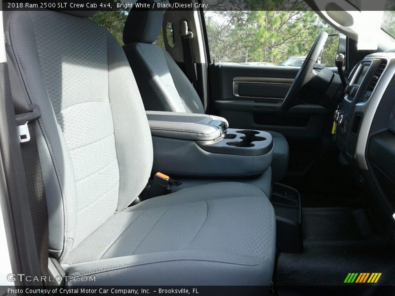 Bright White / Black/Diesel Gray 2018 Ram 2500 SLT Crew Cab 4x4