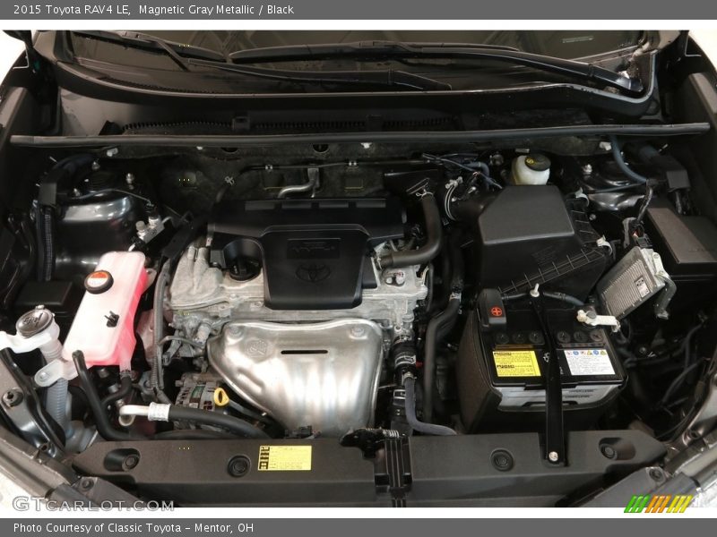 Magnetic Gray Metallic / Black 2015 Toyota RAV4 LE