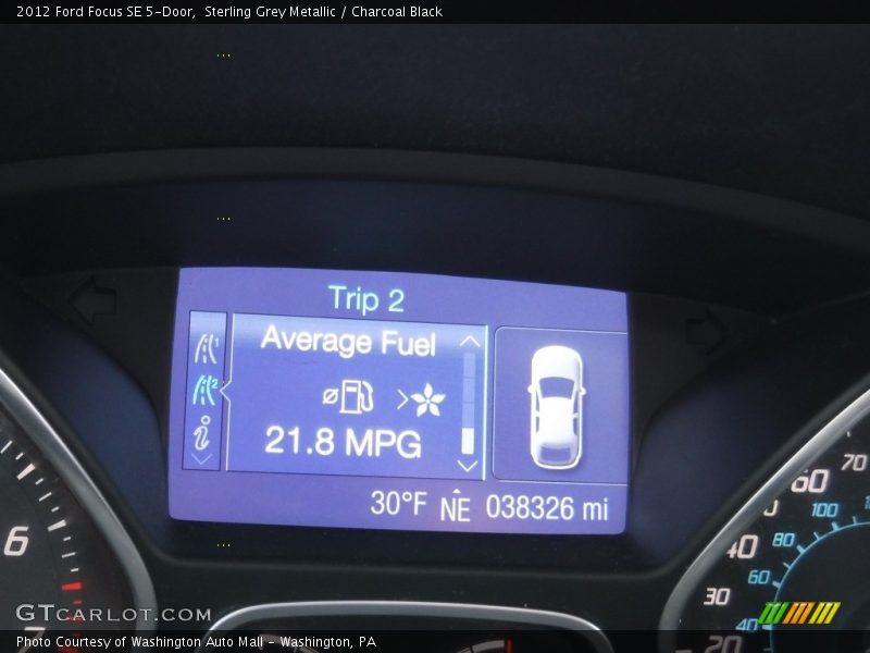 Sterling Grey Metallic / Charcoal Black 2012 Ford Focus SE 5-Door