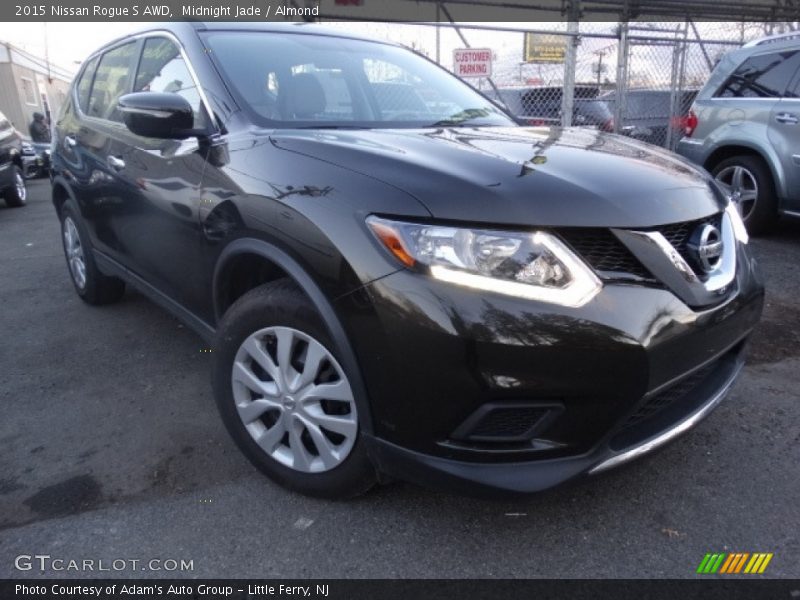 Midnight Jade / Almond 2015 Nissan Rogue S AWD