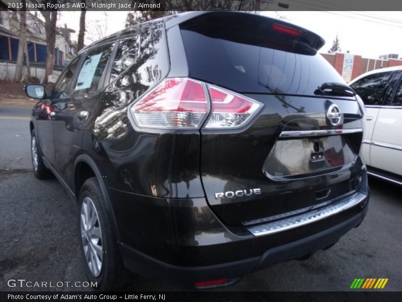 Midnight Jade / Almond 2015 Nissan Rogue S AWD