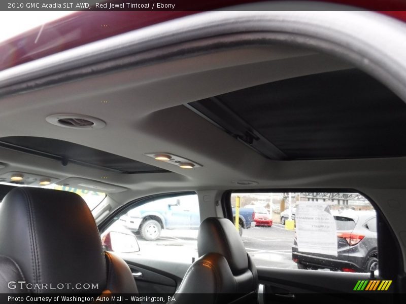Red Jewel Tintcoat / Ebony 2010 GMC Acadia SLT AWD