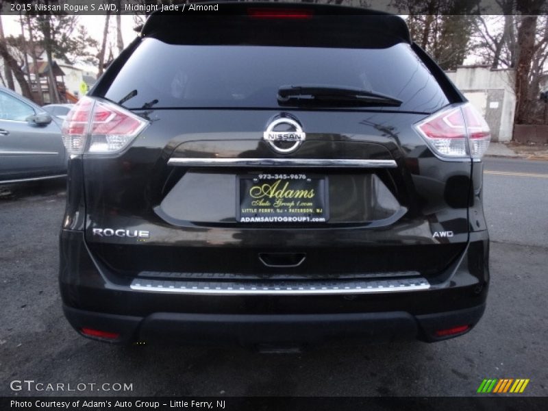 Midnight Jade / Almond 2015 Nissan Rogue S AWD